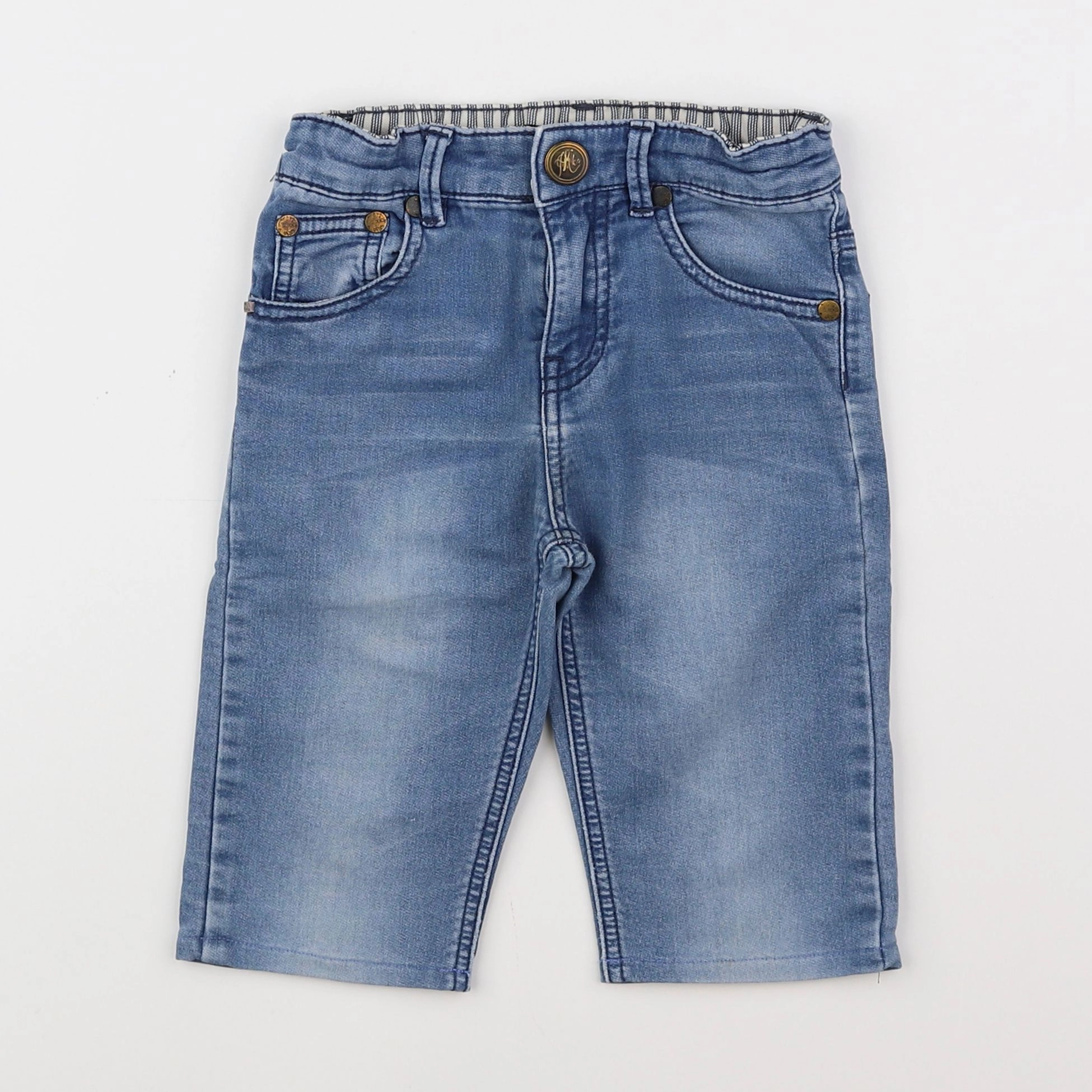 IKKS - short bleu - 6 ans